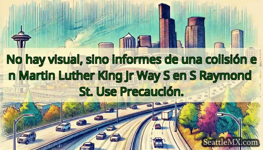No hay visual, sino informes de una colisión en