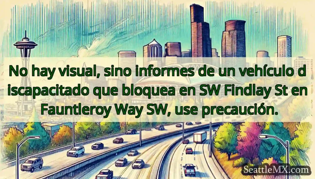 No hay visual, sino informes de un vehículo
