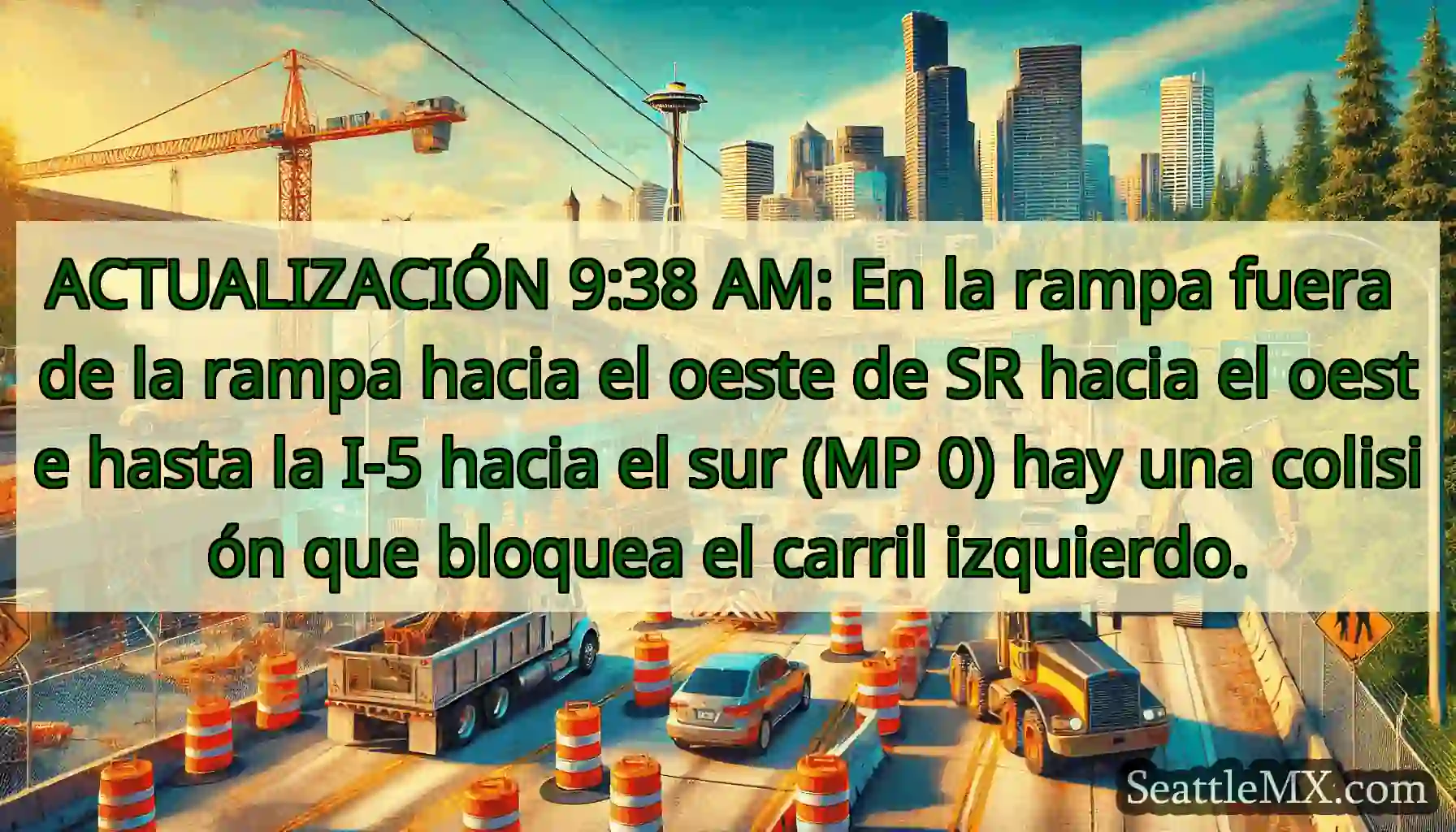 ACTUALIZACIÓN 9:38 AM: En la rampa fuera de la