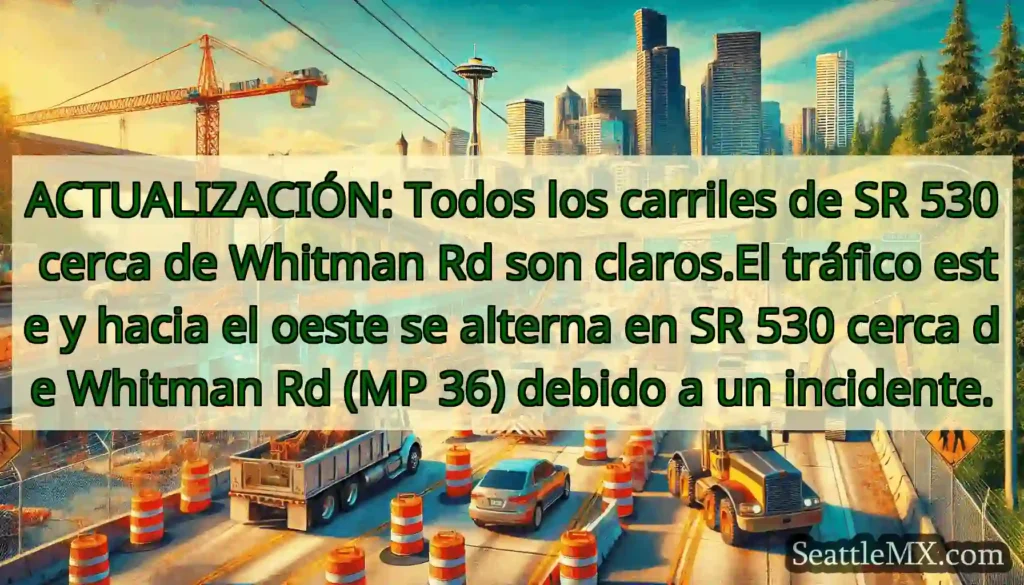 ACTUALIZACIÓN: Todos los carriles de SR 530 cerca