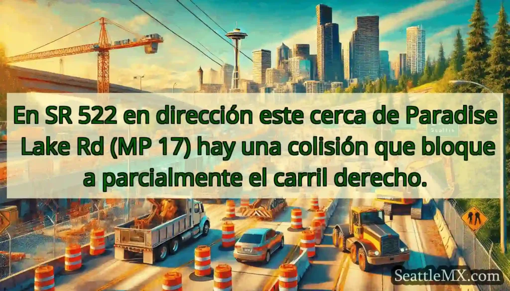 En SR 522 en dirección este cerca de Paradise
