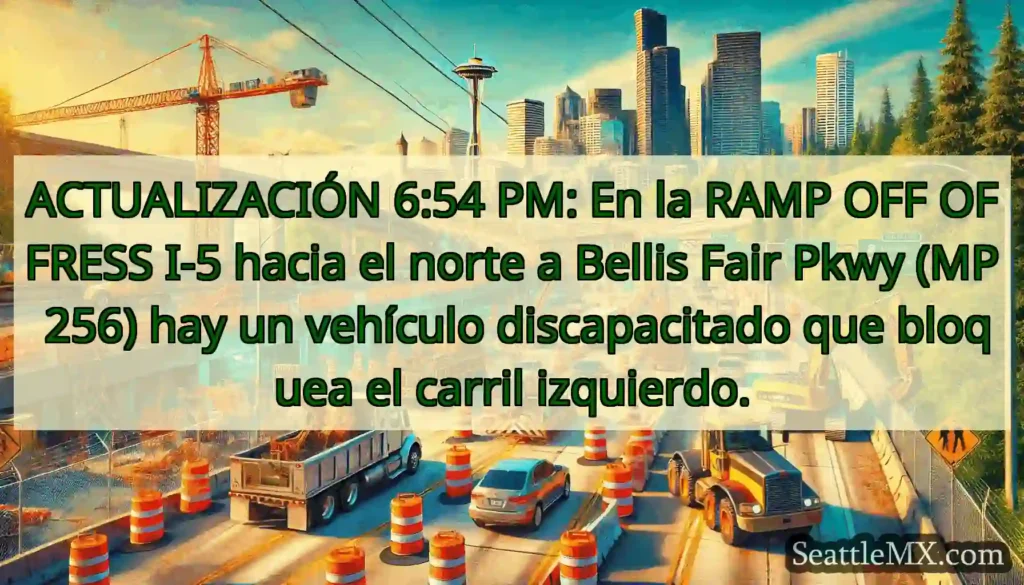 ACTUALIZACIÓN 6:54 PM: En la RAMP OFF OFFRESS I-5