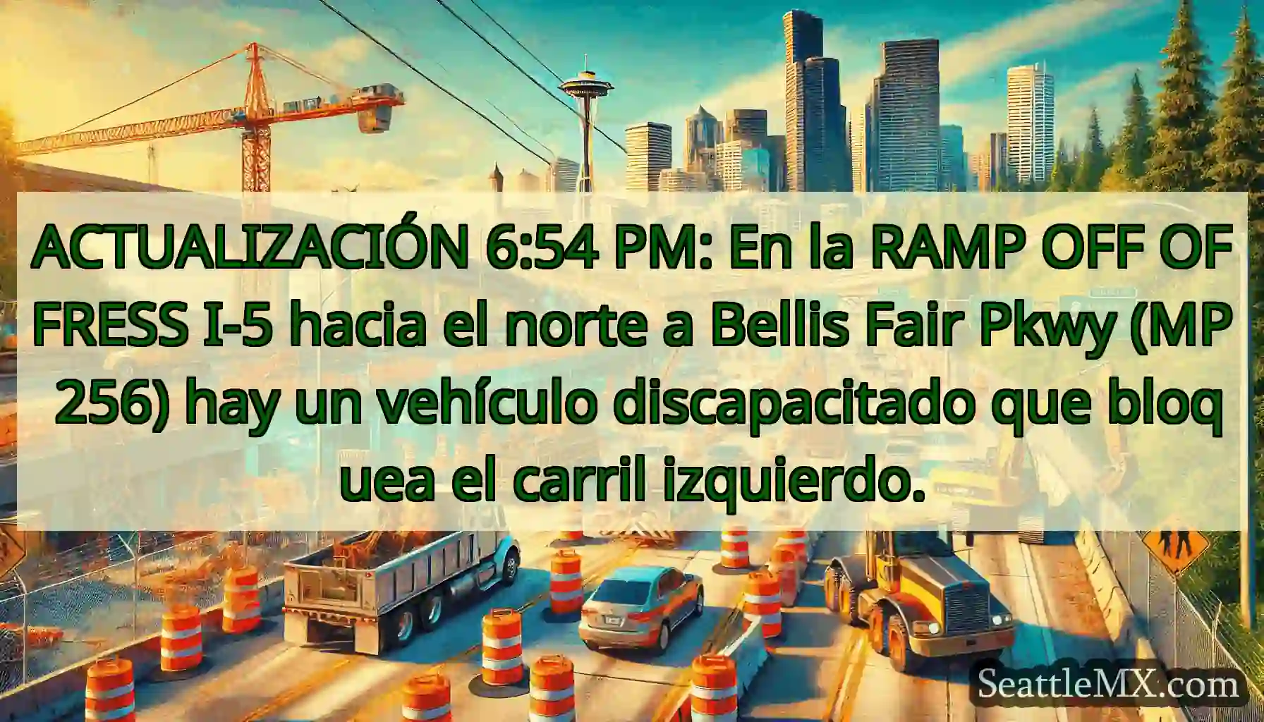 ACTUALIZACIÓN 6:54 PM: En la RAMP OFF OFFRESS I-5