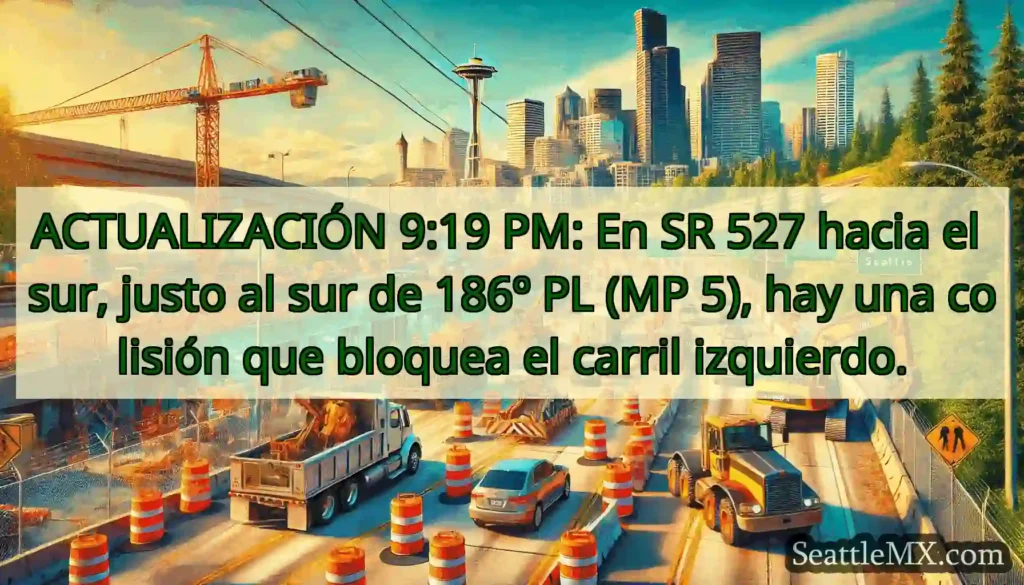 ACTUALIZACIÓN 9:19 PM: En SR 527 hacia el sur,