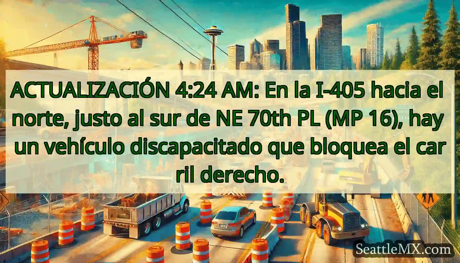 ACTUALIZACIÓN 4:24 AM: En la I-405 hacia el