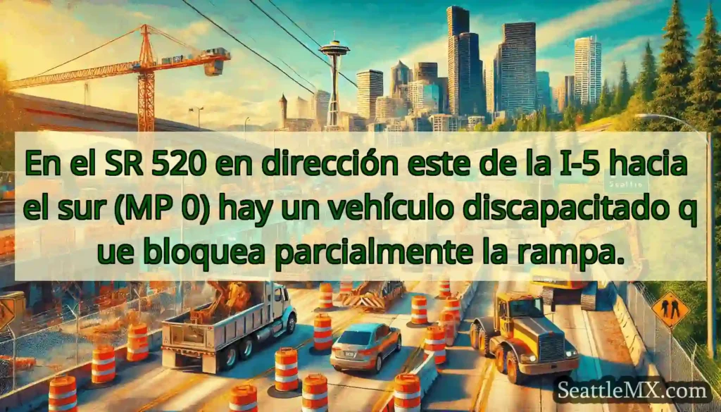 En el SR 520 en dirección este de la I-5 hacia el