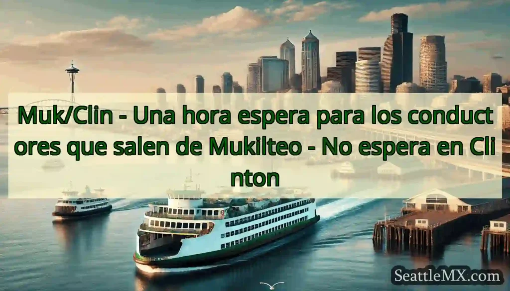 Muk/Clin - Una hora espera para los conductores
