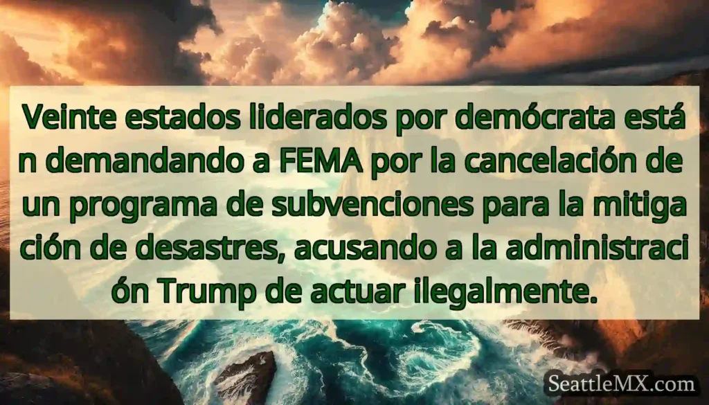 Veinte estados liderados por demócrata están