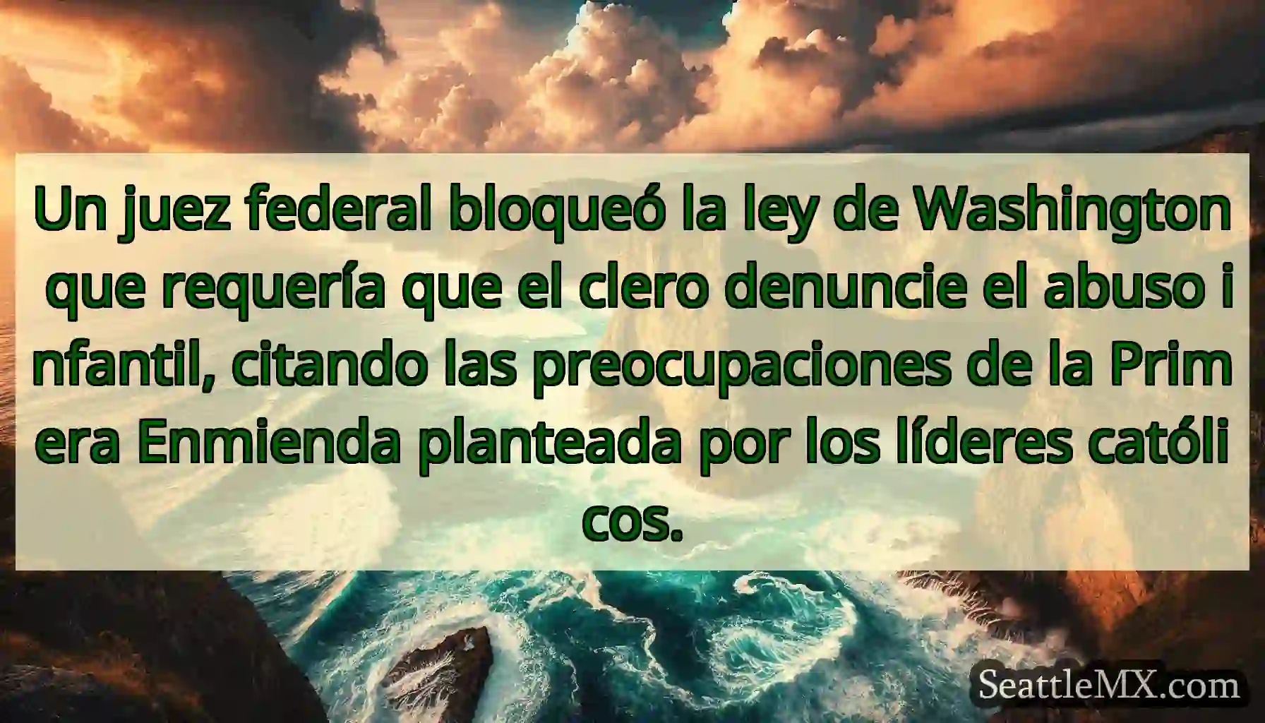 Un juez federal bloqueó la ley de Washington que