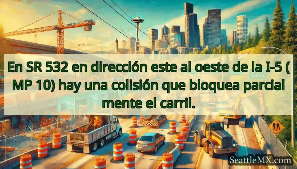 En SR 532 en dirección este al oeste de la I-5
