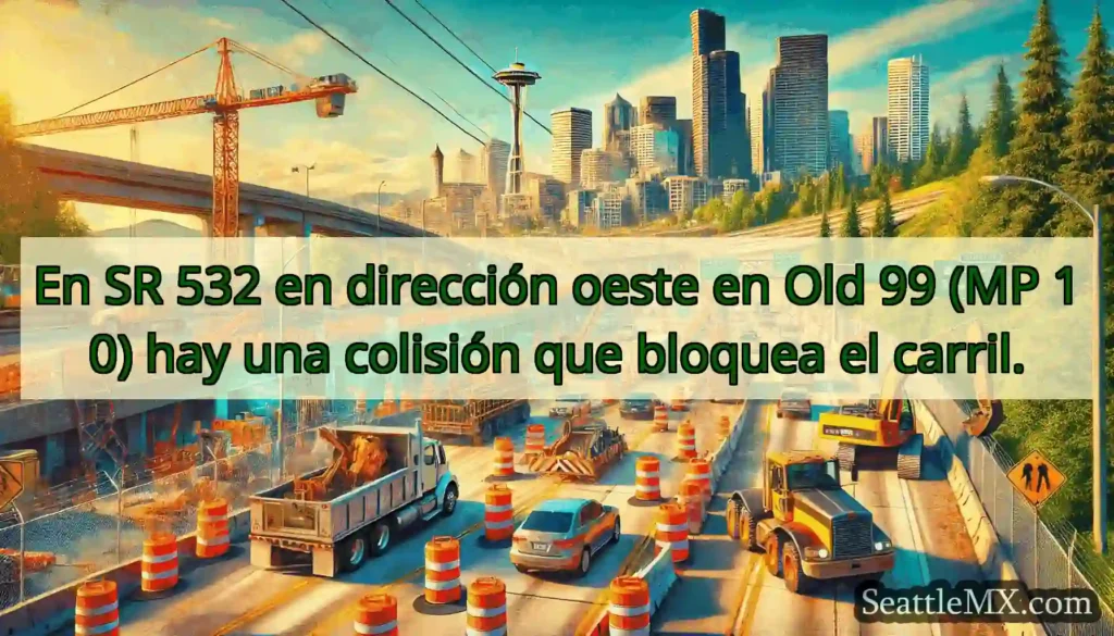 En SR 532 en dirección oeste en Old 99 (MP 10)