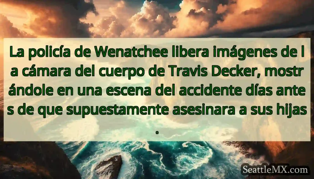 La policía de Wenatchee libera imágenes de la