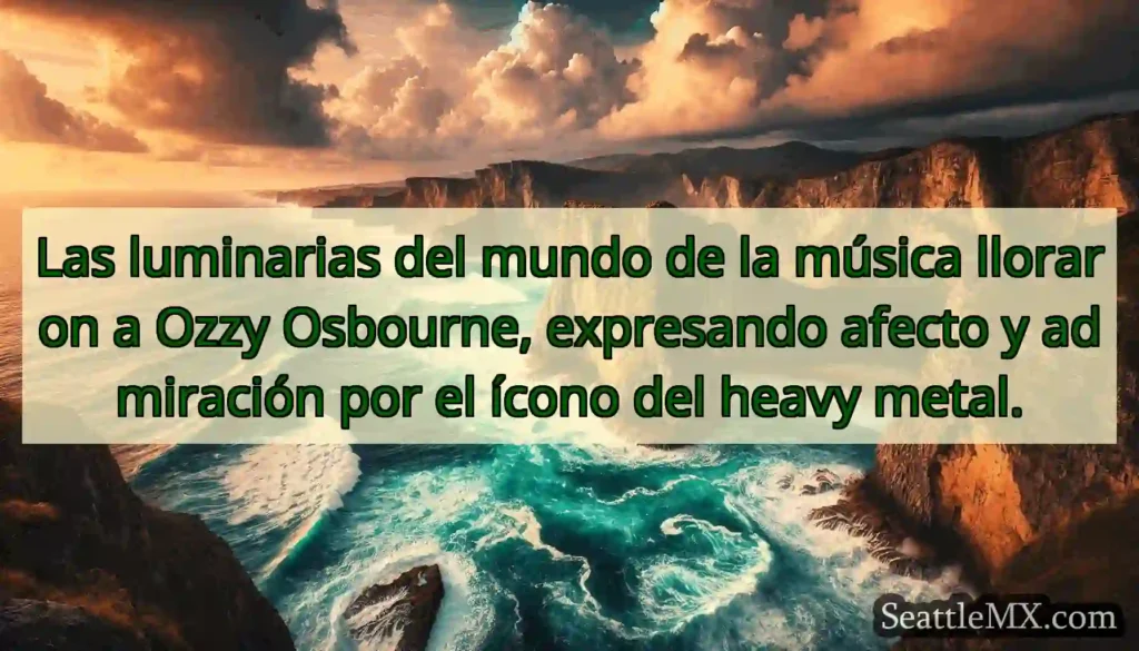 Las luminarias del mundo de la música lloraron a