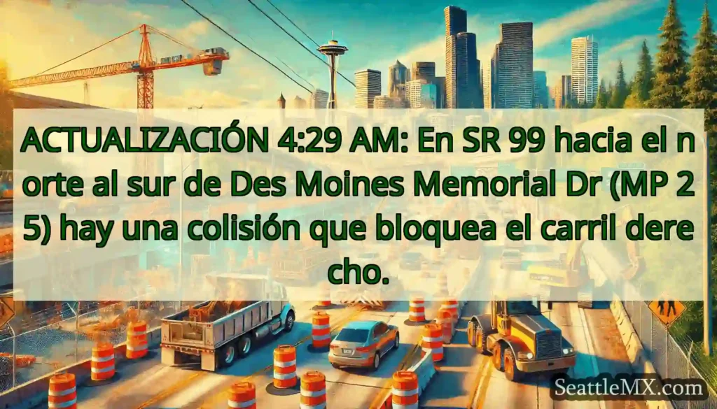 ACTUALIZACIÓN 4:29 AM: En SR 99 hacia el norte al