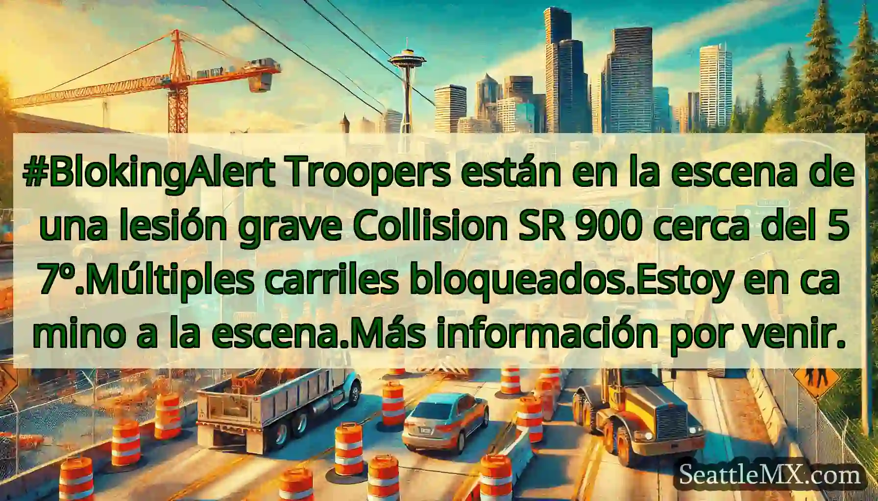 #BlokingAlert Troopers están en la escena de una