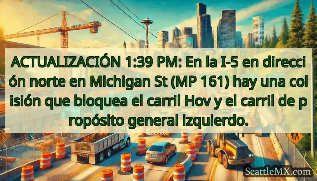 ACTUALIZACIÓN 1:39 PM: En la I-5 en dirección