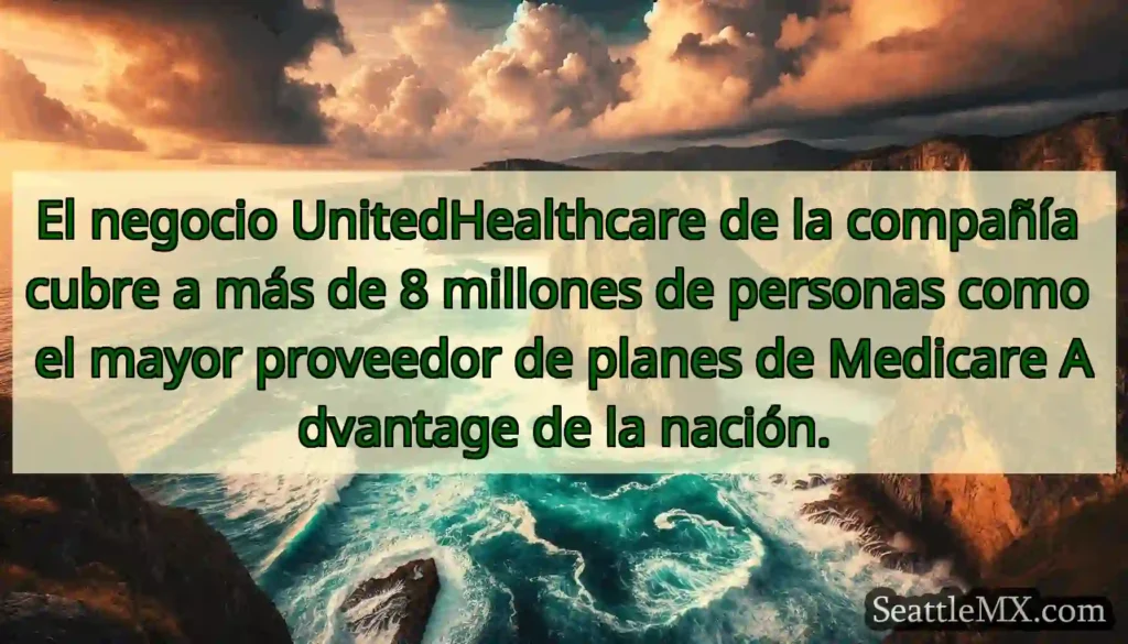El negocio UnitedHealthcare de la compañía cubre