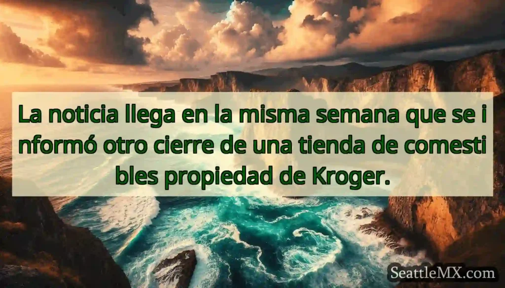 La noticia llega en la misma semana que se