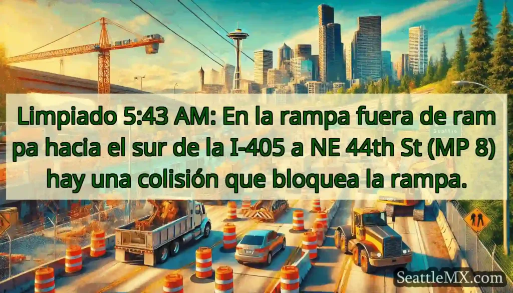 Limpiado 5:43 AM: En la rampa fuera de rampa