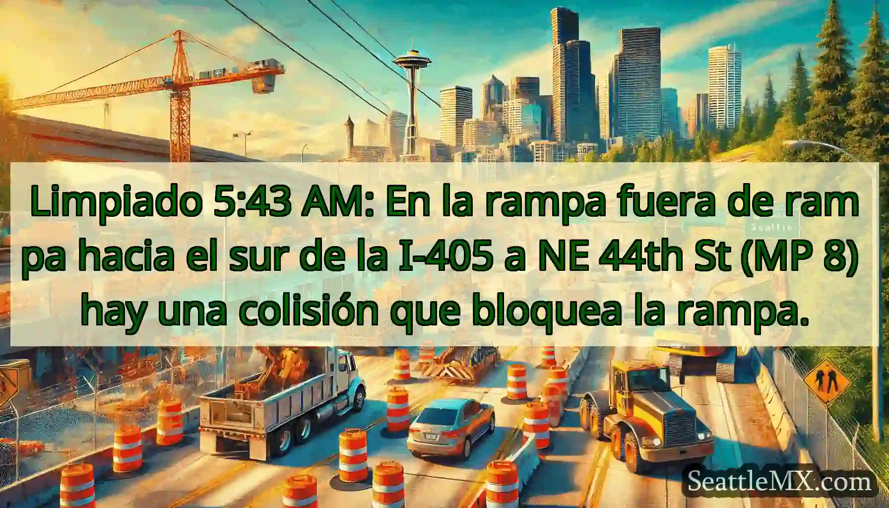 Limpiado 5:43 AM: En la rampa fuera de rampa