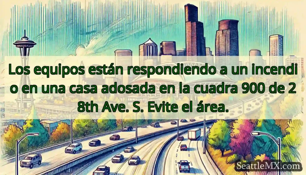 Los equipos están respondiendo a un incendio en