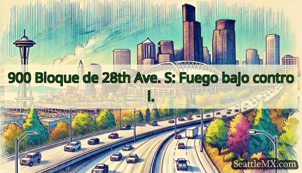 900 Bloque de 28th Ave. S: Fuego bajo control.