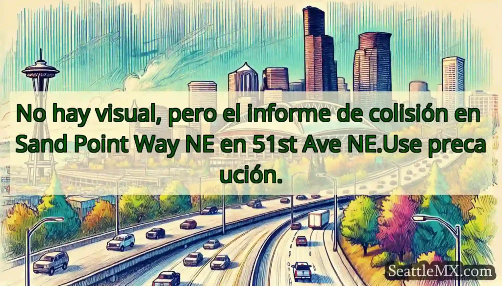 No hay visual, pero el informe de colisión en