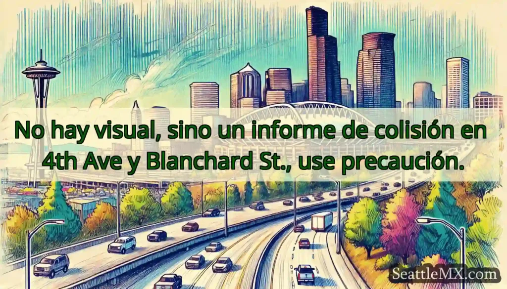 No hay visual, sino un informe de colisión en 4th