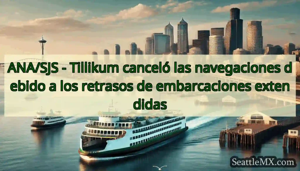 ANA/SJS - Tillikum canceló las navegaciones