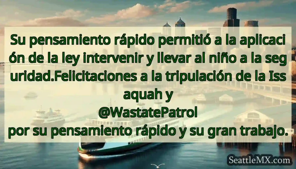 Su pensamiento rápido permitió a la aplicación de