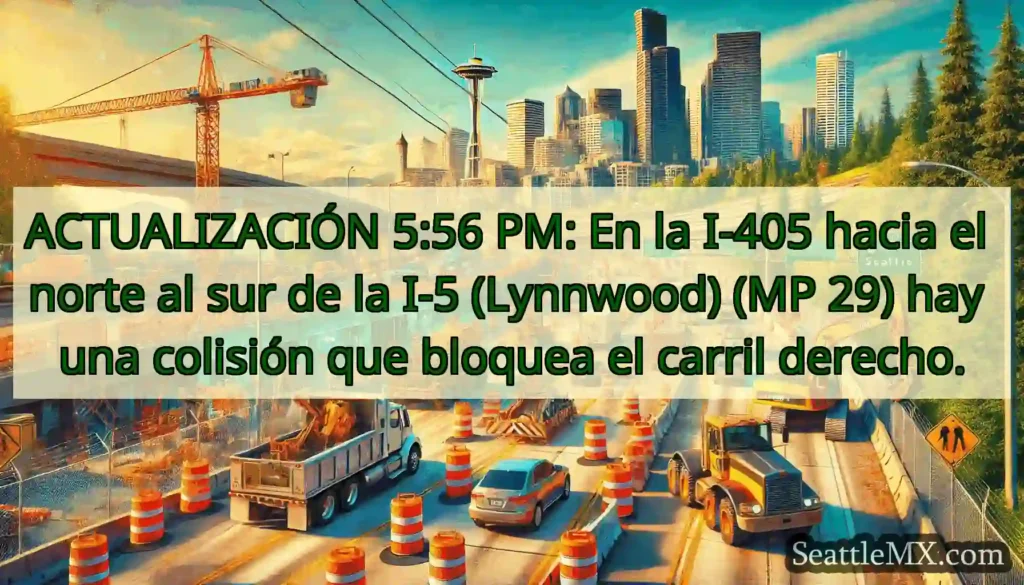 ACTUALIZACIÓN 5:56 PM: En la I-405 hacia el norte