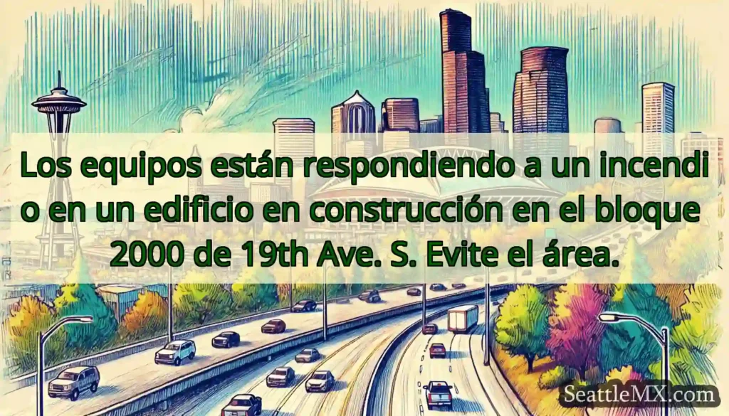 Los equipos están respondiendo a un incendio en