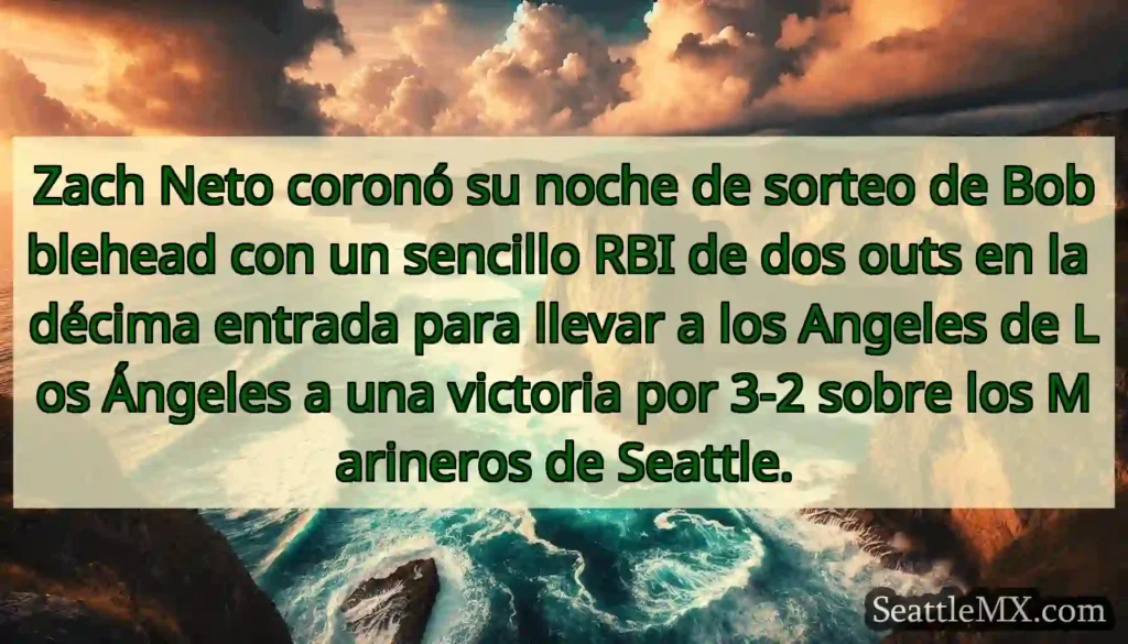 Zach Neto coronó su noche de sorteo de Bobblehead