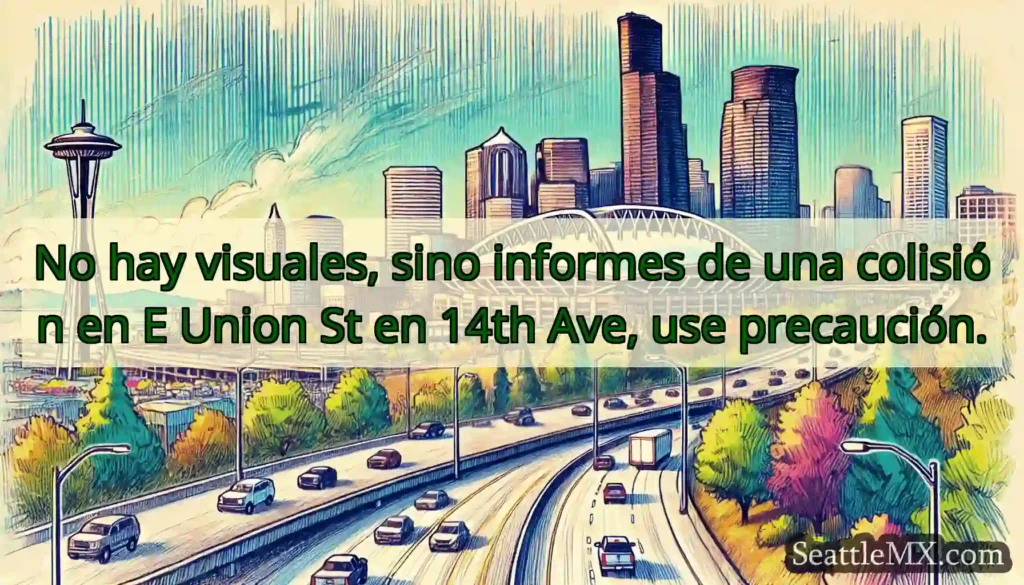No hay visuales, sino informes de una colisión en