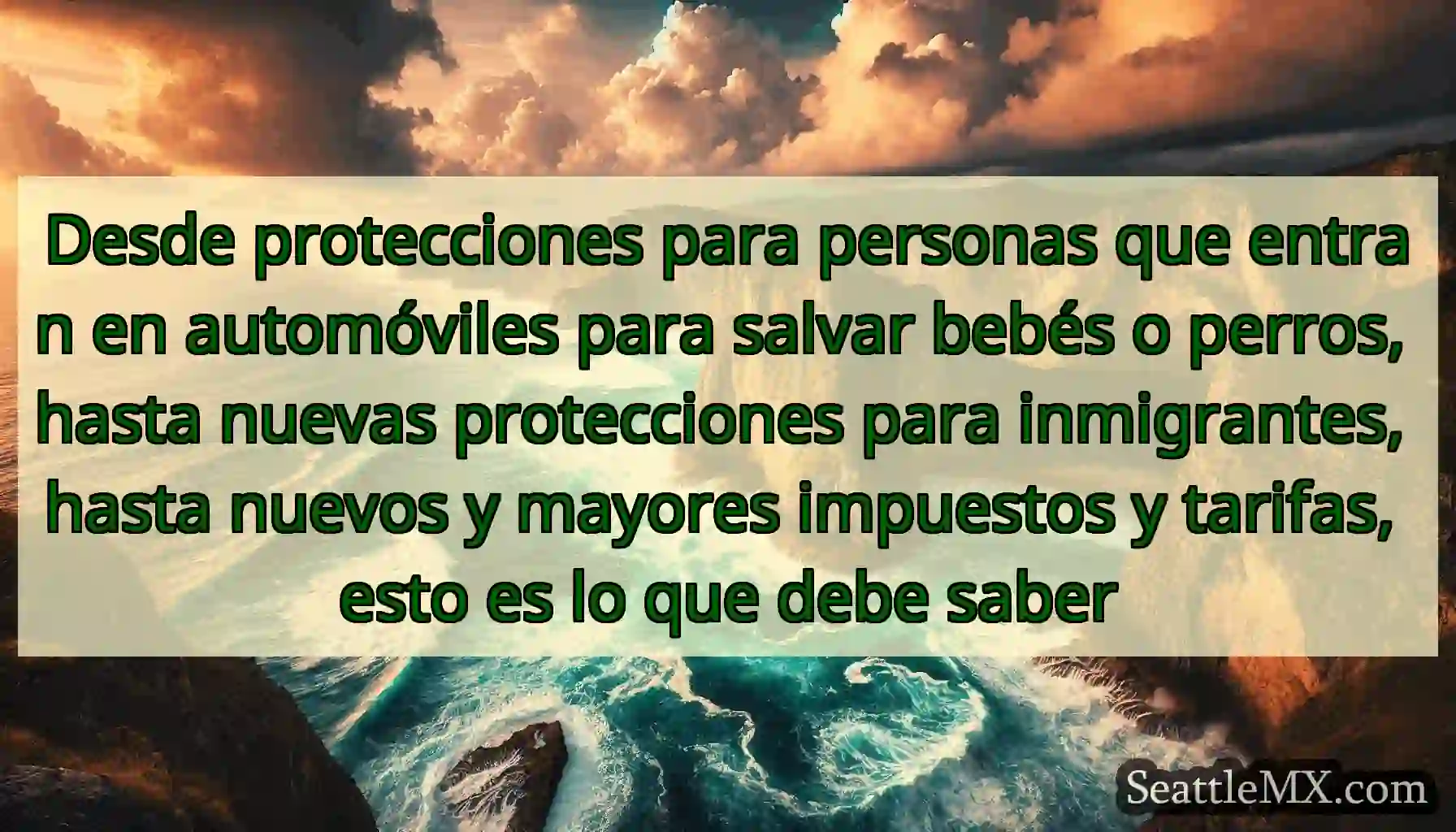 Desde protecciones para personas que entran en