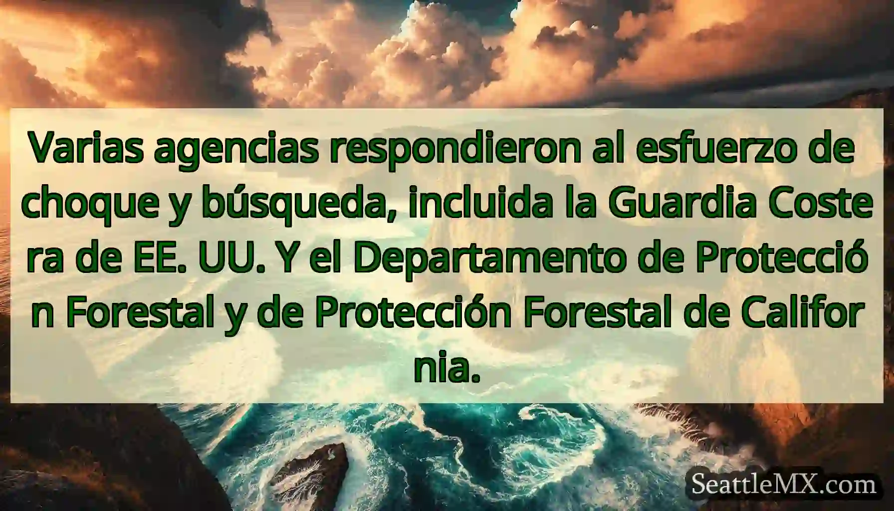 Varias agencias respondieron al esfuerzo de