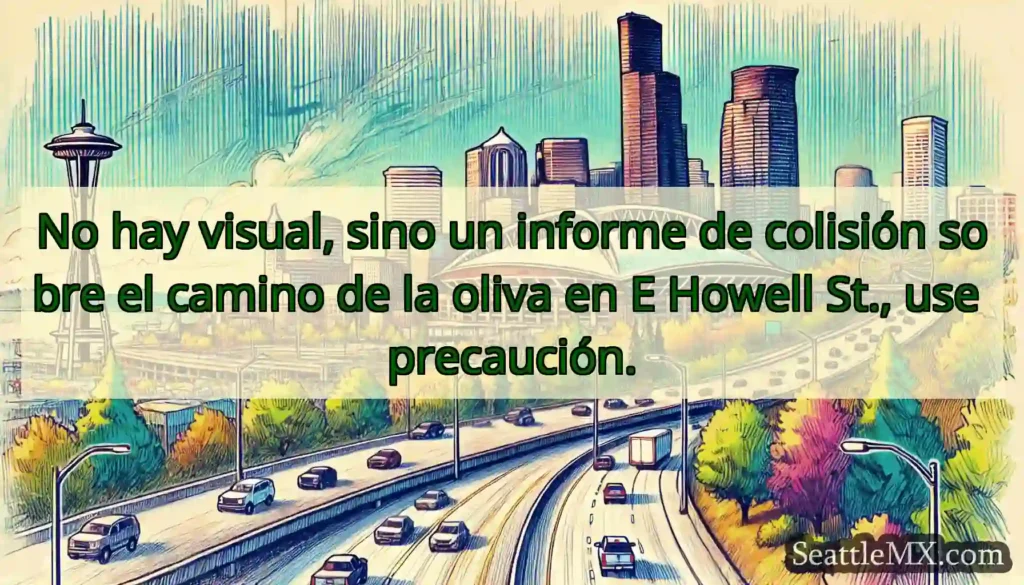 No hay visual, sino un informe de colisión sobre