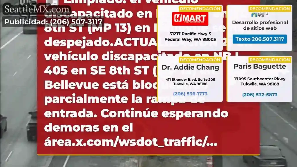 Limpiado: el vehículo discapacitado en NB I-405