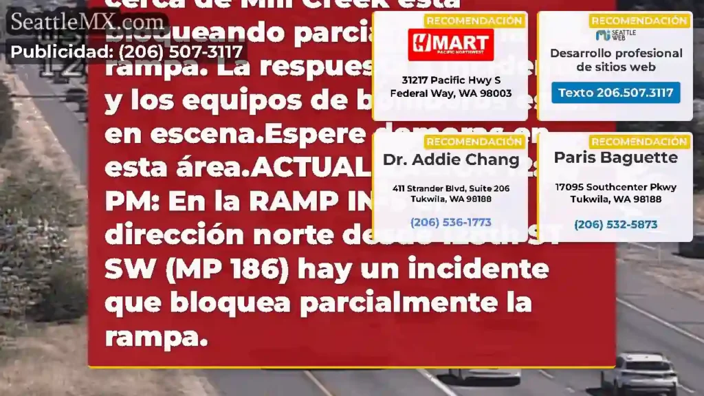 ACTUALIZACIÓN: Un incidente en la rampa de
