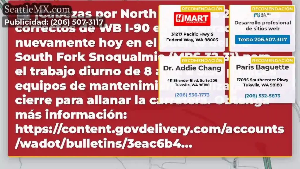 ¡Cabezas por North Bend!Los 2 carriles correctos