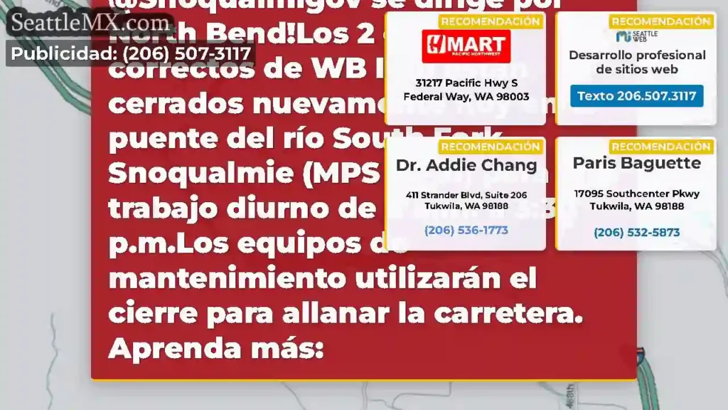 ¡Planifique con anticipación!Los 2 carriles a la