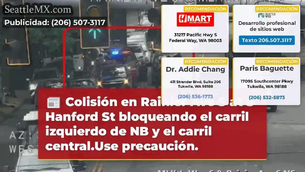 Colisión en Rainier Ave S at S Hanford St