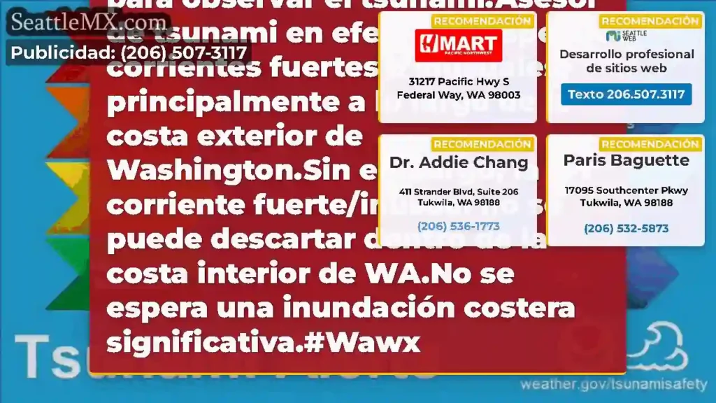 Las principales áreas de preocupación son playas,