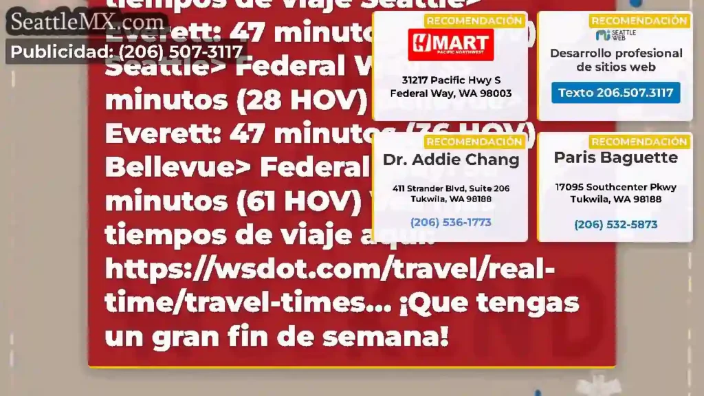 ¡Feliz viernes!Vamos a ver los tiempos de viaje