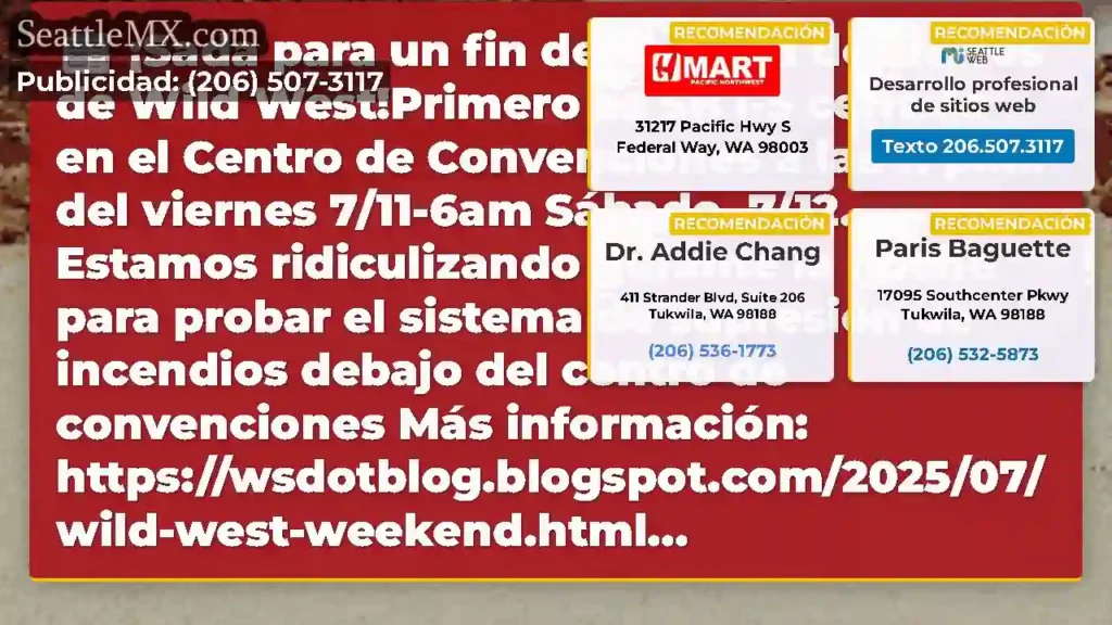 ¡Sada para un fin de semana de cierres de Wild