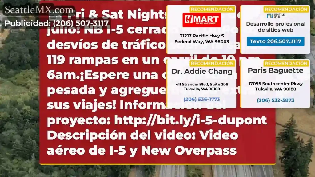 Fri & Sat Nights, 25 y 26 de julio: NB I-5