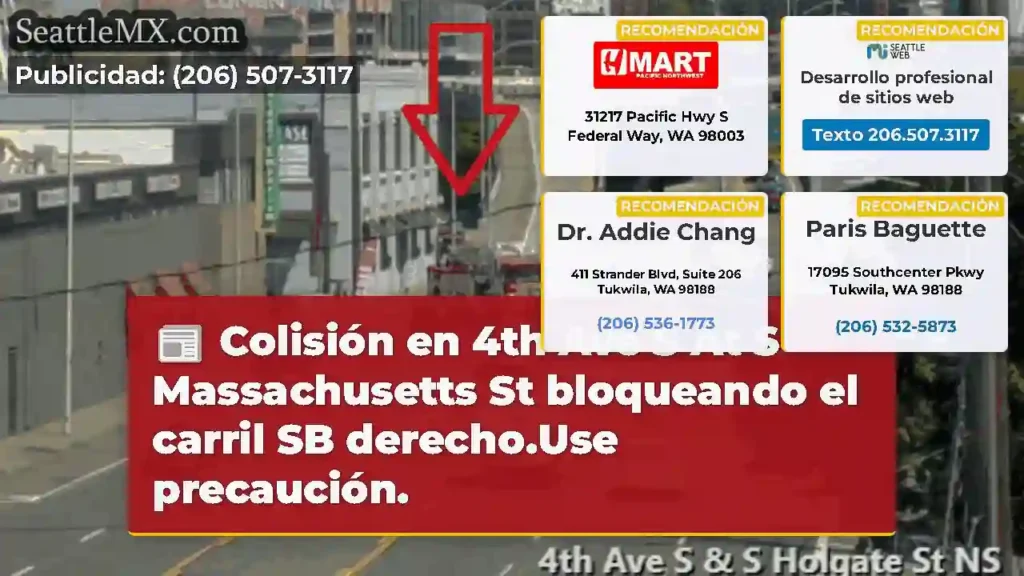 Colisión en 4th Ave S At S Massachusetts St