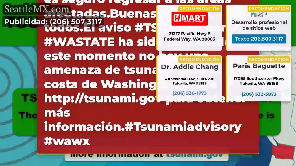 ICYMI: Todas las alertas de tsunami han terminado