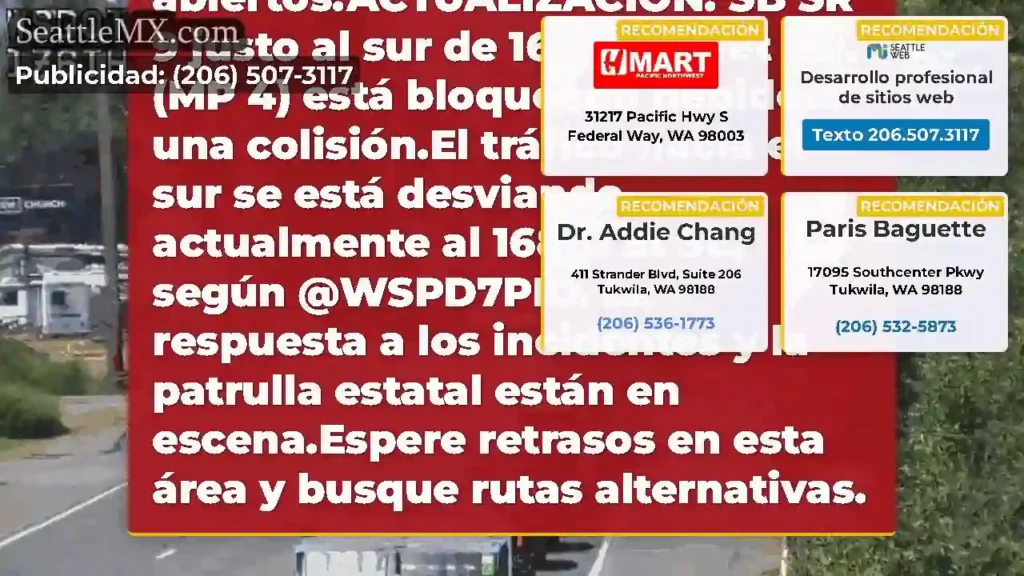 Limpiado: esta colisión en SB SR 9 justo al sur