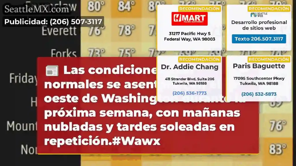 Las condiciones casi normales se asentarán en el